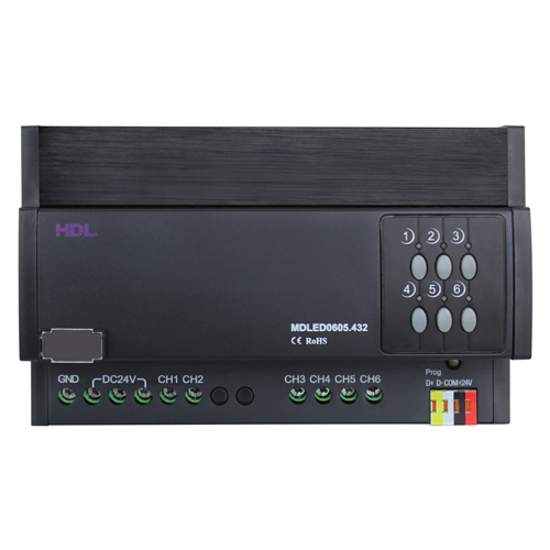 6CH 5A Intelligent LED Dimming Actuator