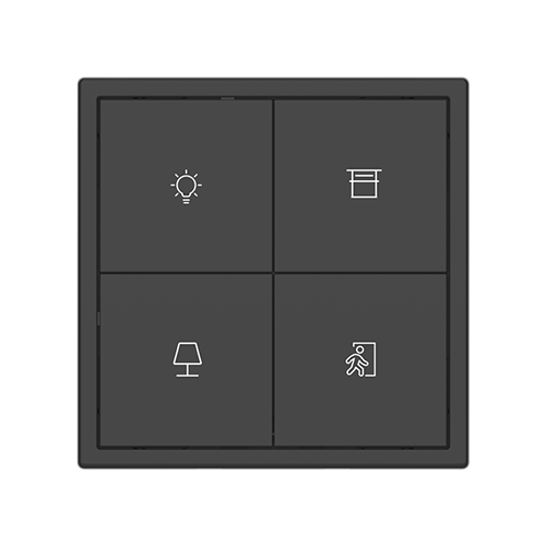 KNX Tile Series 4 Buttons Smart Panel 2.1 TR
